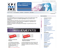 Tablet Screenshot of cpi.ch